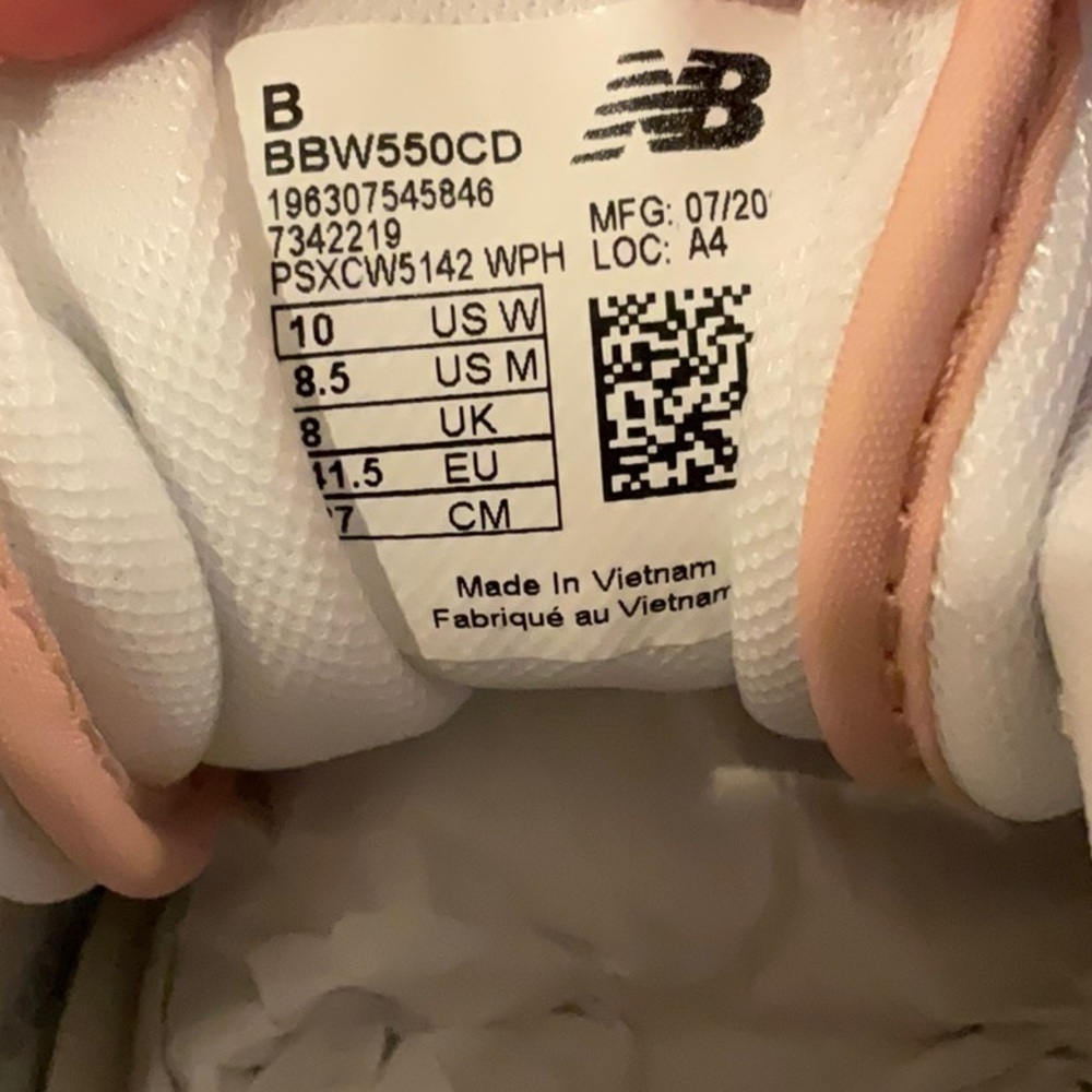 New Balance 550 pink sand - Picture 8 of 9